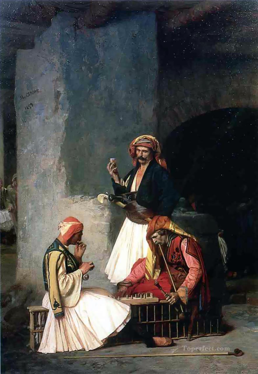 The Chess Players Greek Arabian Orientalism Jean Leon Gerome Oil Paintings